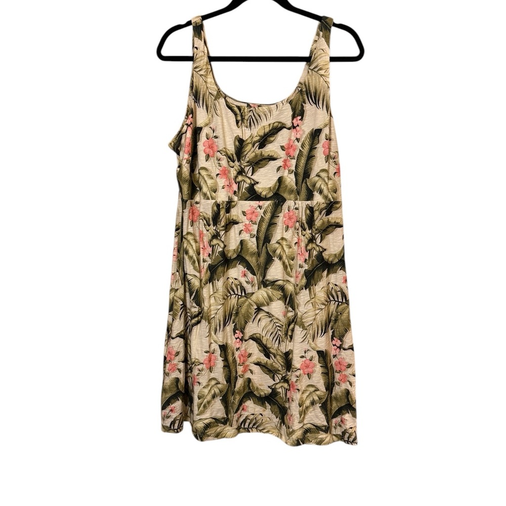 Tommy Bahama Women’s Cotton Tropical Floral Resort-wear Sundress Sz L/XL
